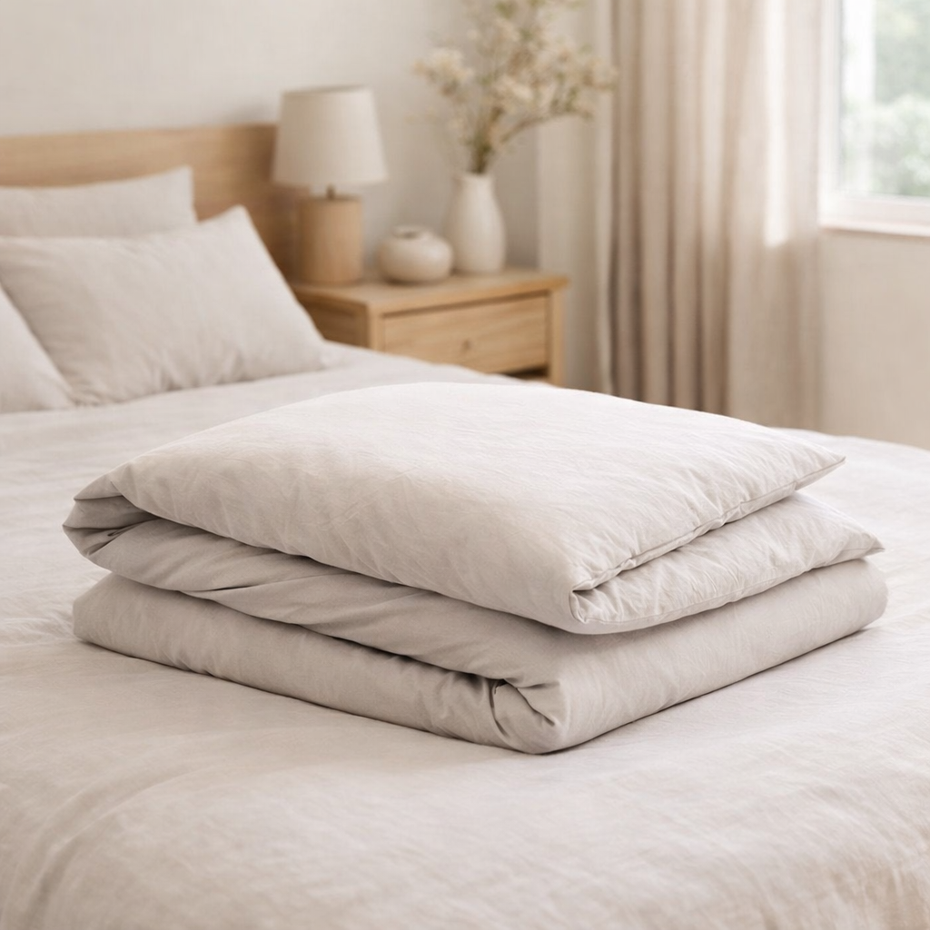 Housse de couette en situation