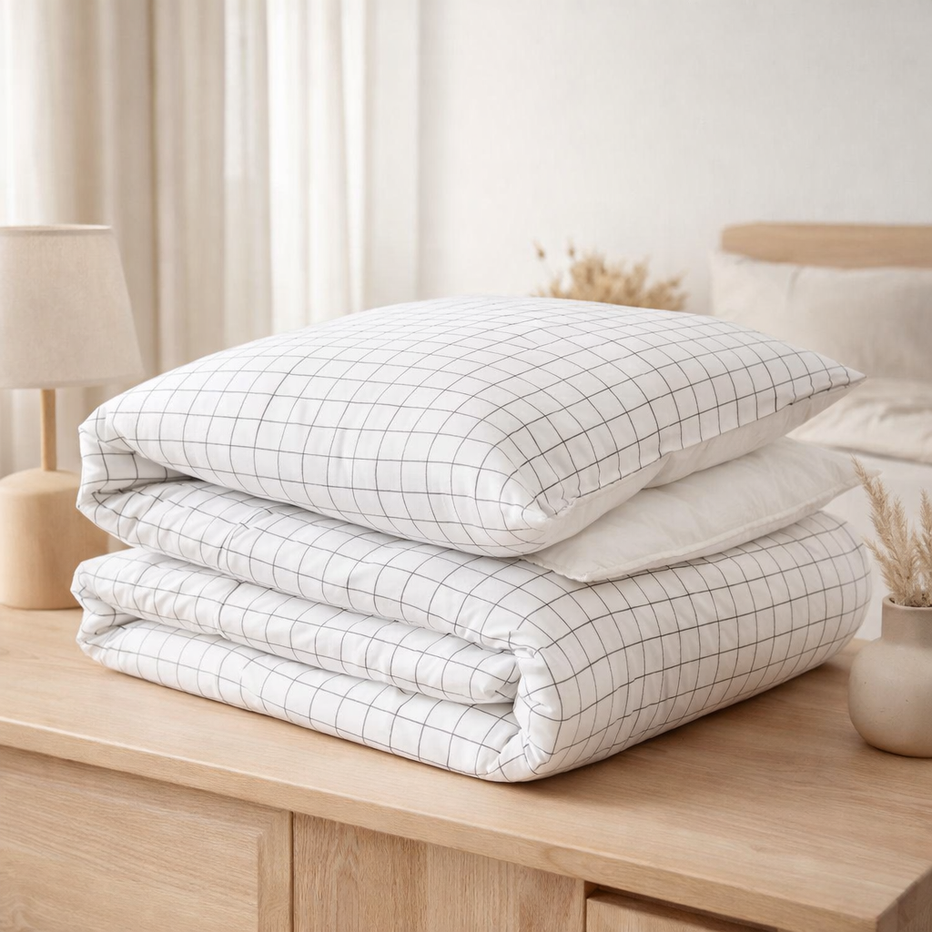 Housse de couette en situation