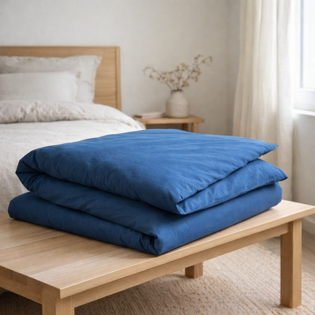 Housse de couette en situation