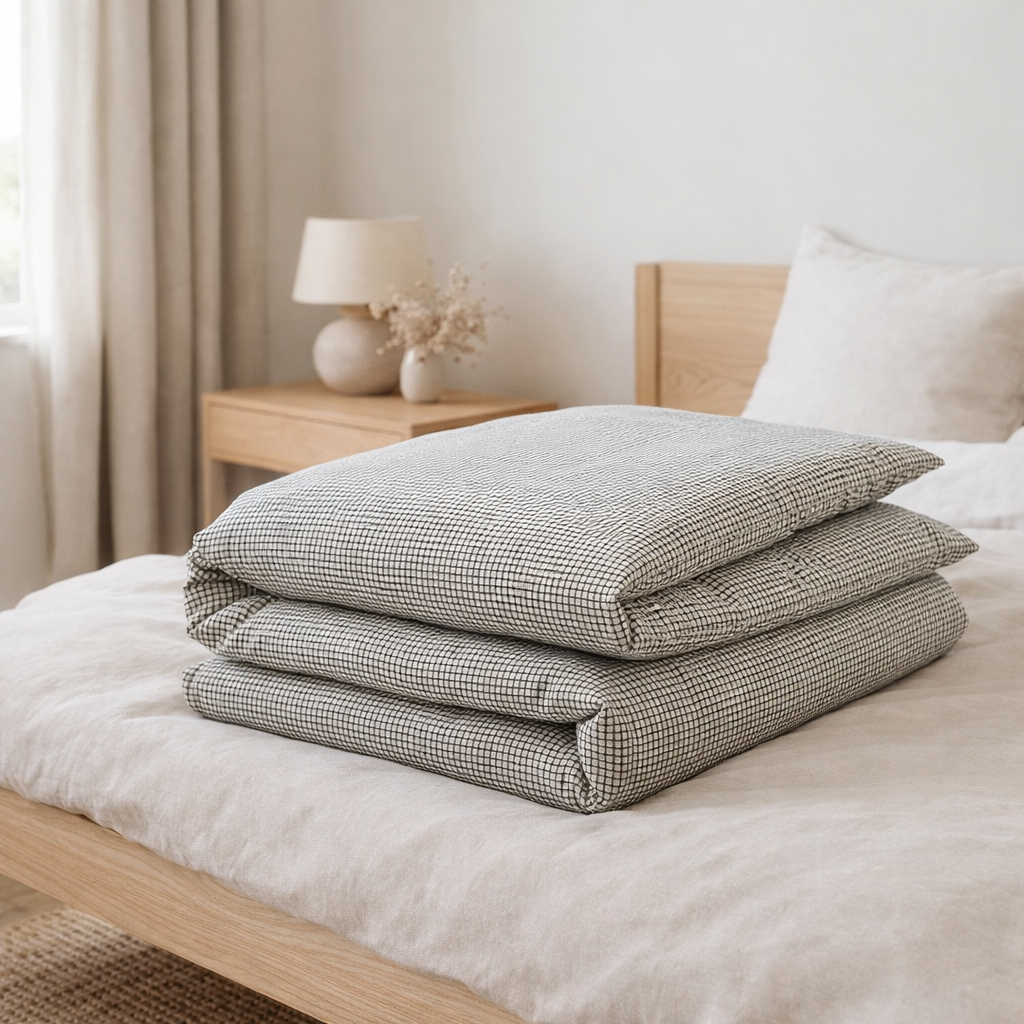 Housse de couette en situation