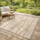 Tapis Damon outdoor Naturel 200 x 290 en situation