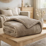 Maxi plaid Michka Galet 180 x 220 en situation