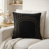 Coussin Jaden Caviar 45 x 45 en situation