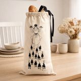 Sac ą pain Dubout Ą table Beige 27 x 59 en situation