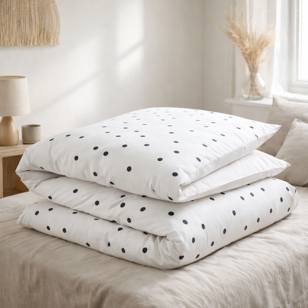Housse de couette en situation