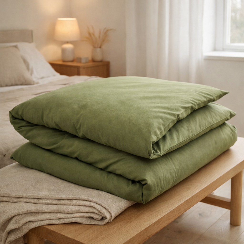 Housse de couette en situation