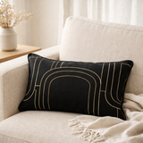 Coussin Jaden Caviar 30 x 50 en situation