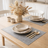 Set de table Manoka Ombre/argent 33 x 45 en situation