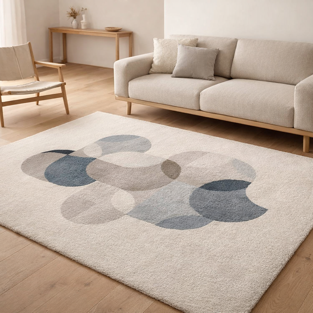 Tapis Aina Paon 200 x 290 en situation