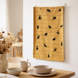 Torchon Dubout Partition de chats Cannelle 50 x 70 en situation