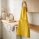 Tablier de cuisine recyclé Ada Badiane 72 x 85 en situation