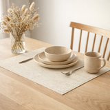 Set de table Canna Neige 33 x 45 en situation