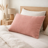 Taie d'oreiller Linco Blush 50 x 75 en situation