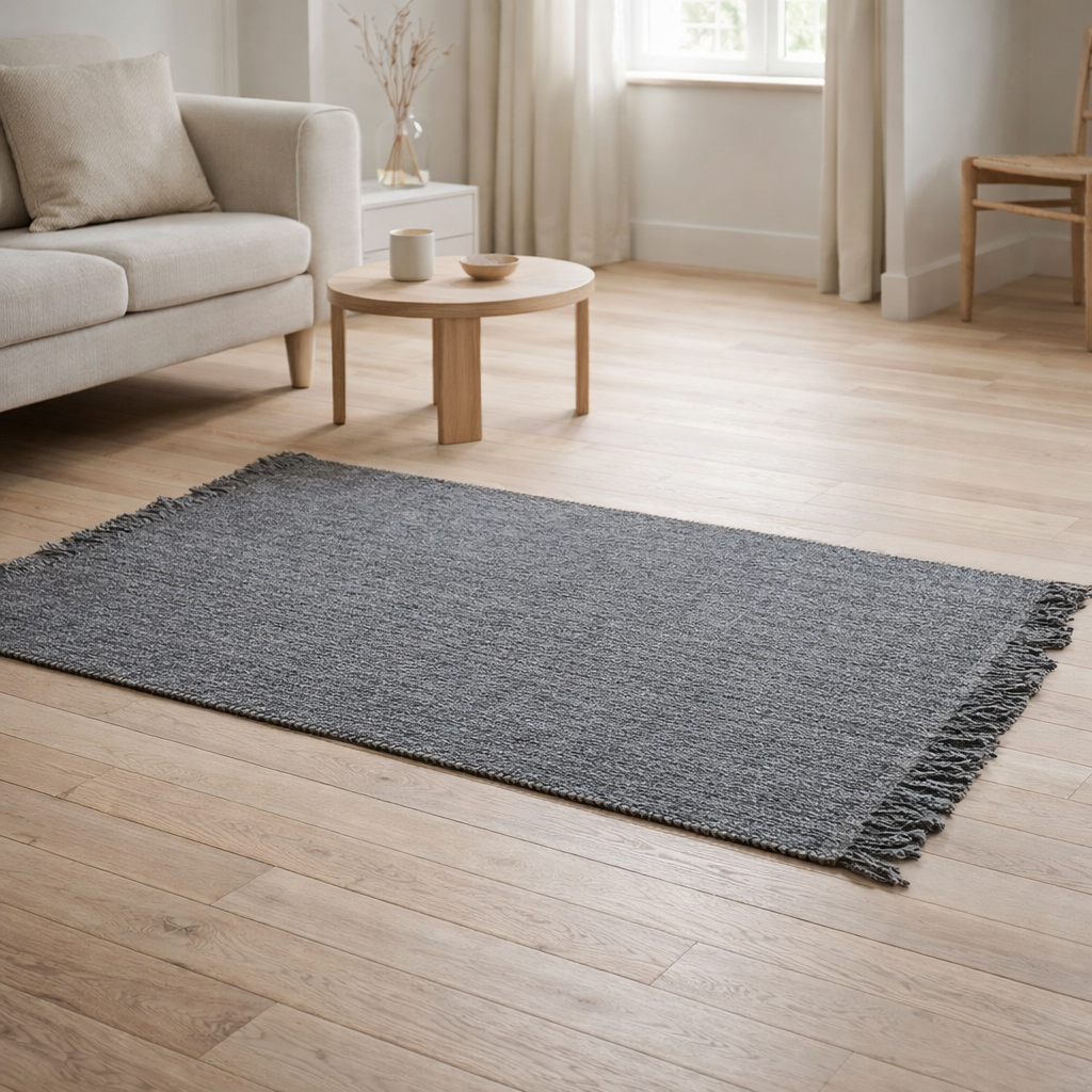 Tapis Kulti Gris 160 x 230 en situation