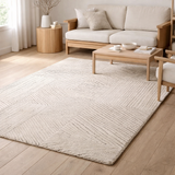 Tapis Luna Neige 160 x 230 x 2 cm en situation