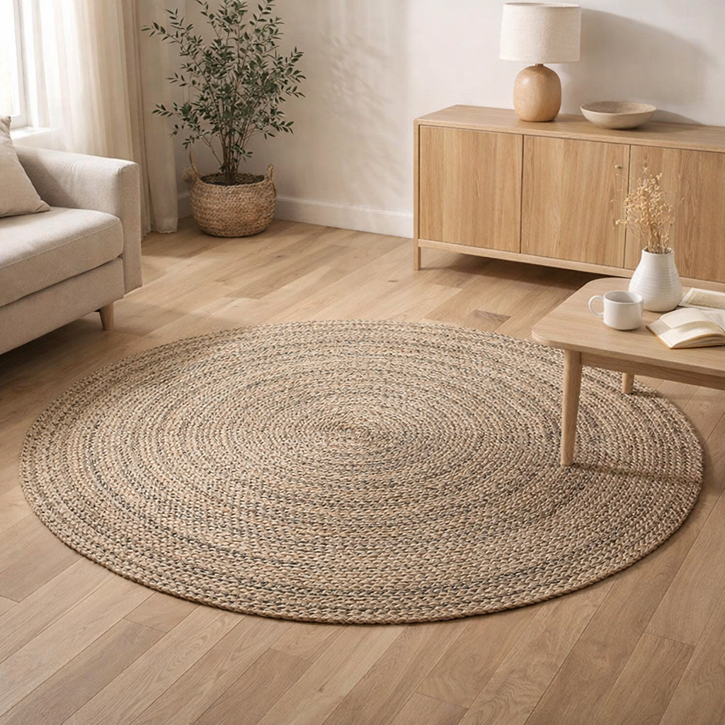 Tapis Elliot Fougère diamètre 160 cm en situation