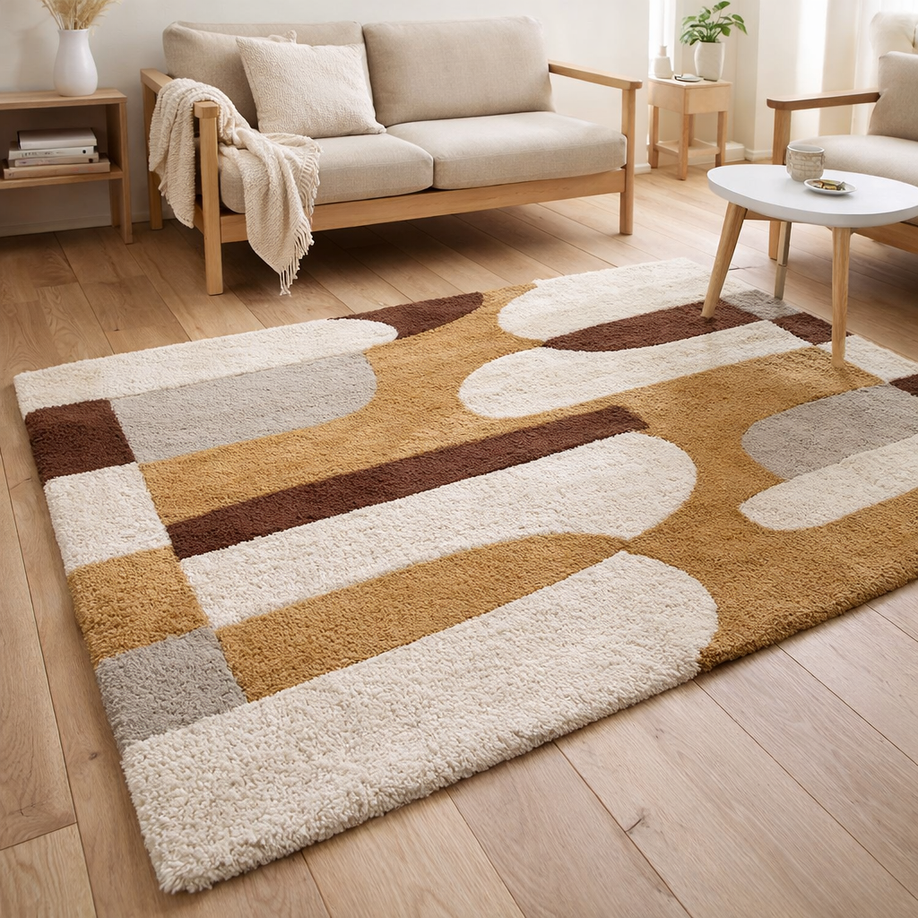 Tapis Tahina 2 Multico 200 x 290 x 3 cm en situation