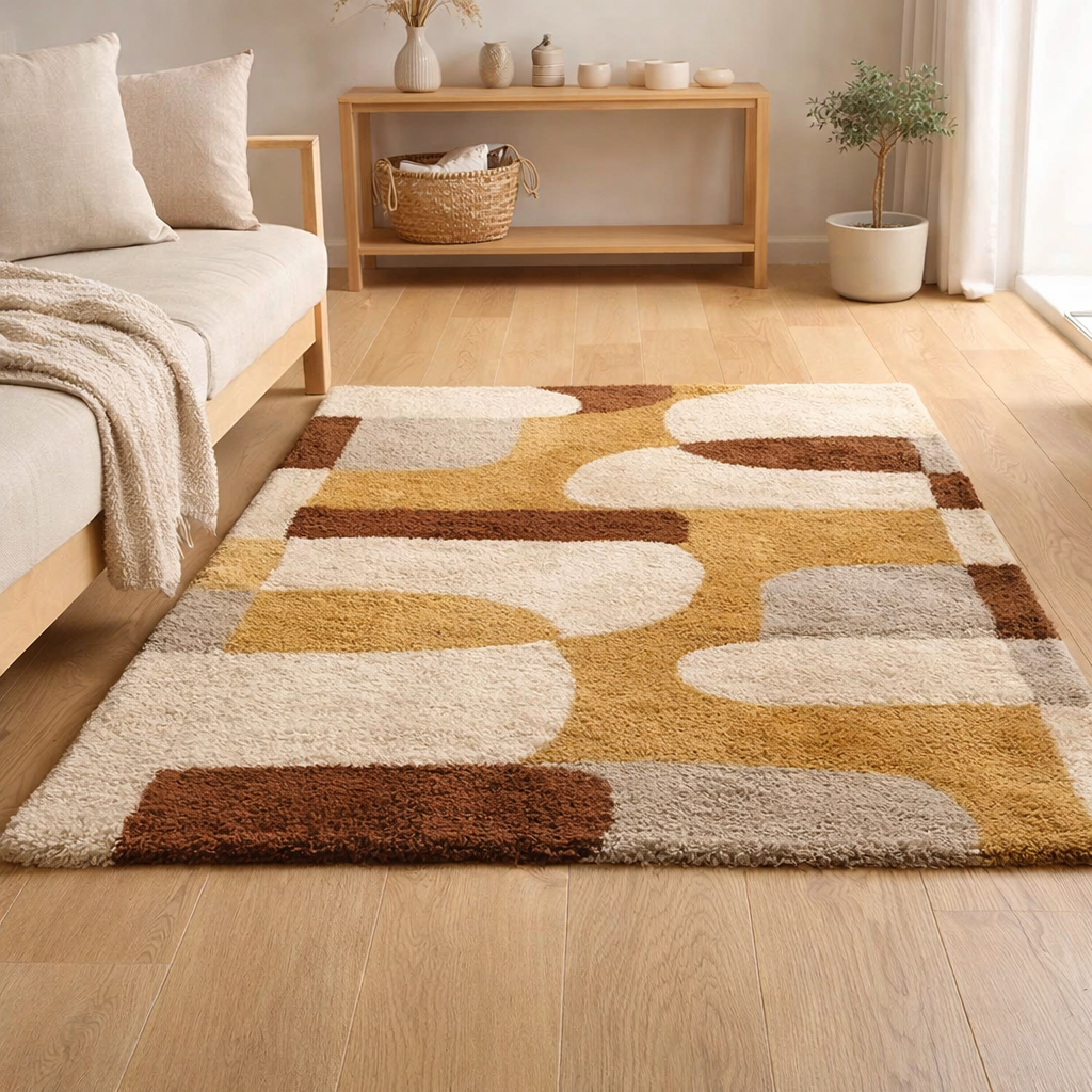 Tapis Tahina 2 Multico 200 x 290 x 3 cm en situation