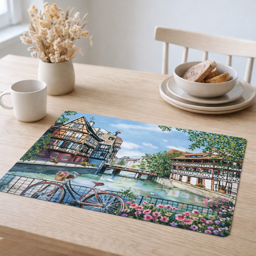 Set de table Petite France Assortis 30 x 45 en situation