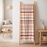 Drap hammam recyclé Samoa Brique 100 x 200 en situation