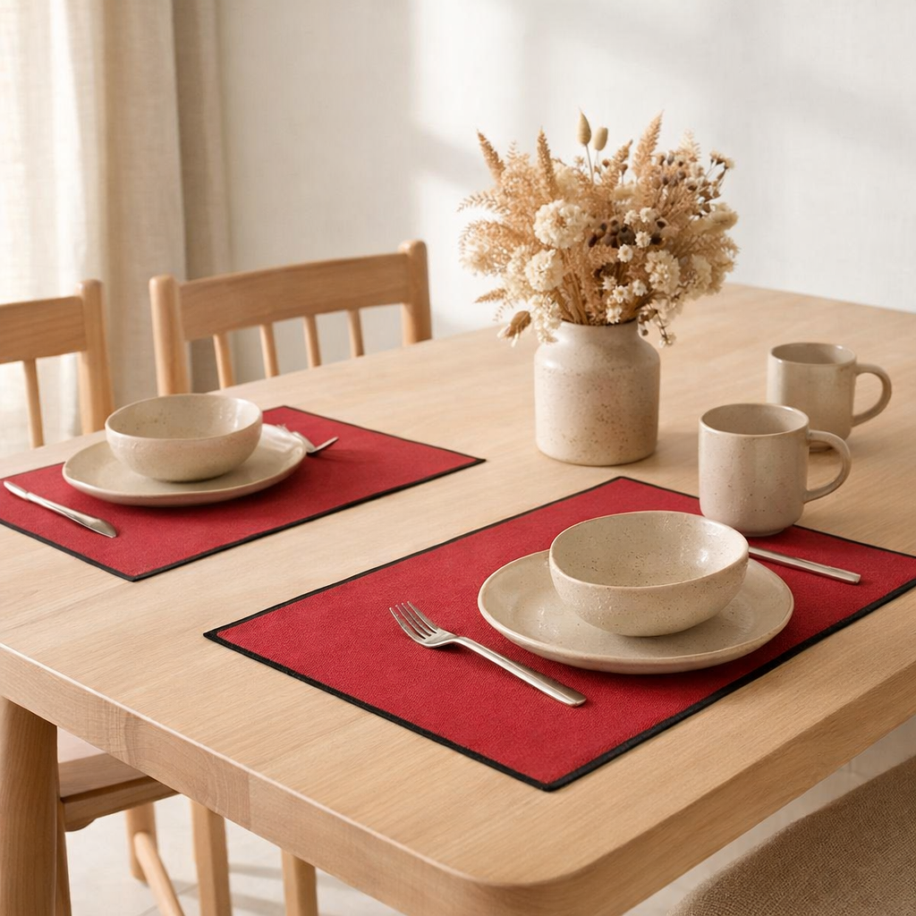 2 de sets table recyclés Laora Tango 33 x 45 en situation