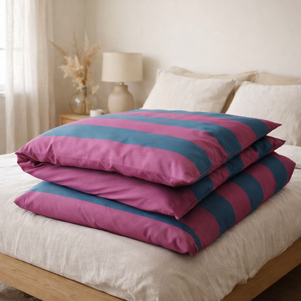 Housse de couette en situation