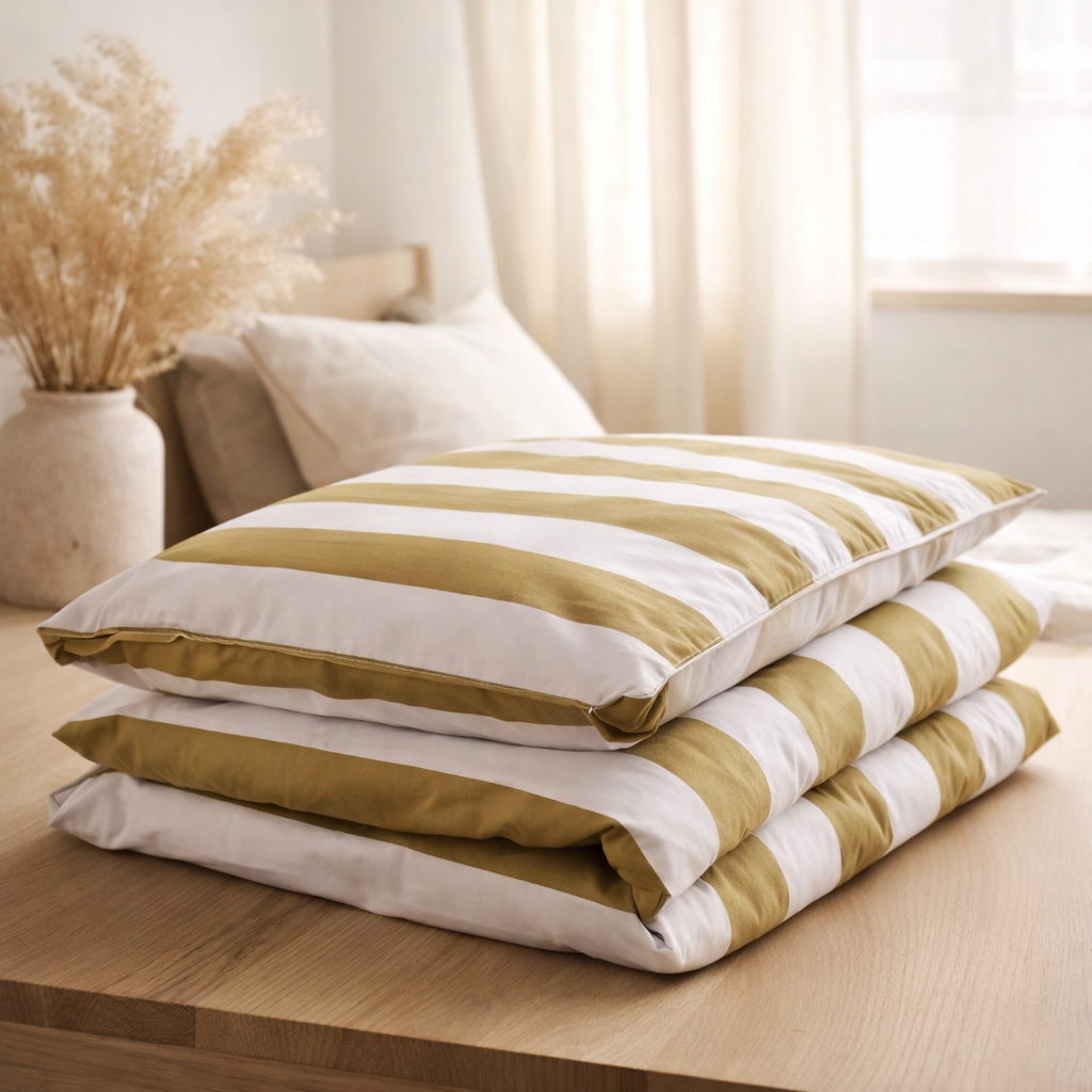 Housse de couette en situation