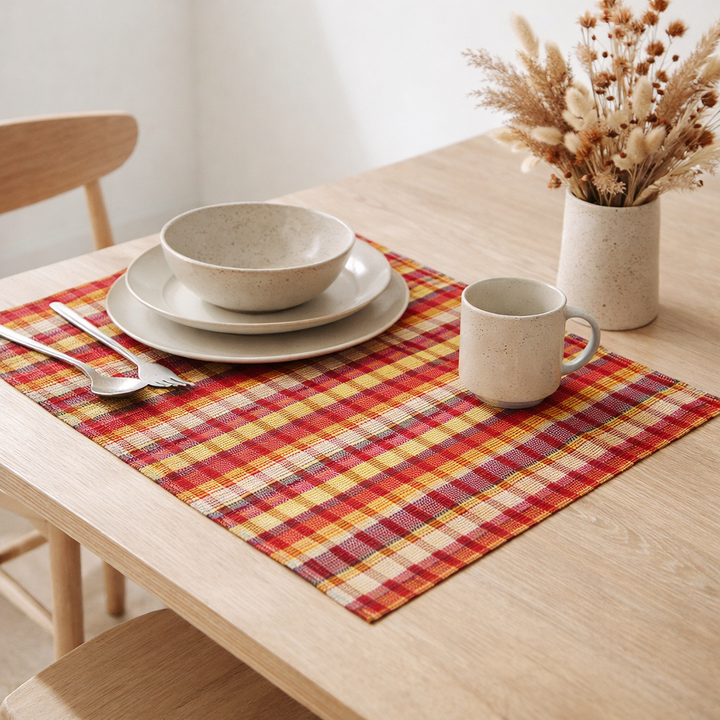 Set de table Elios Soleil 33 x 45 en situation