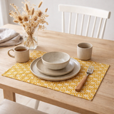 Set de table Calypse Curry 33 x 48 en situation
