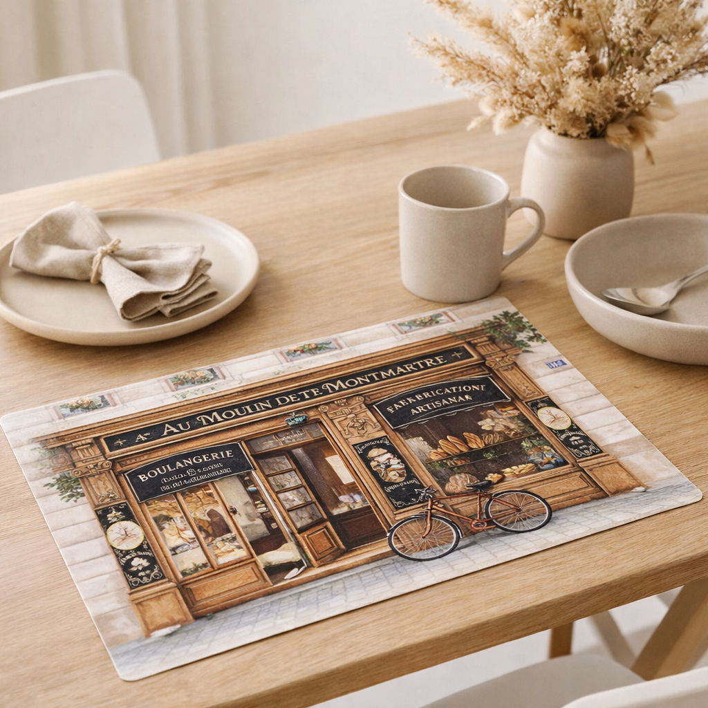 Set de table Boulangerie traditionnelle Assortis 30 x 45 en situation