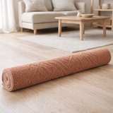 Tapis de bain uni Enzo Argile 54 x 110 en situation