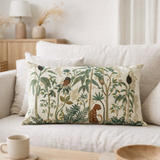 Coussin brodé Raja Multico 40 x 65 en situation