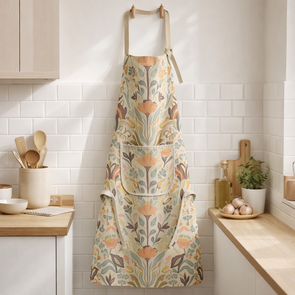 Tablier de cuisine Youri avec poche Multico 72 x 85 en situation