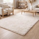 Tapis Billy Ivoire 160 x 230 x 5 cm en situation