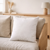 Interieur de coussin Plumes Blanc 80 x 80 en situation