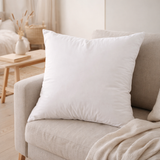 Interieur de coussin Plumes Blanc 80 x 80 en situation