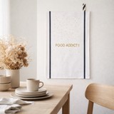 Torchon Addict ou Blanc 50 x 70 en situation