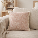 Coussin chiné Jane Sienne 45 x 45 en situation