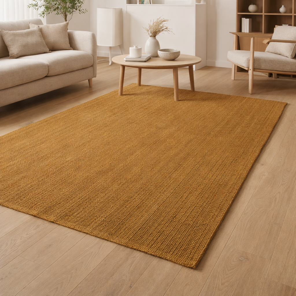 Tapis Elios Moutarde 190 x 290 en situation