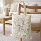 Sac totebag RATP Ecru 38 x 42 en situation