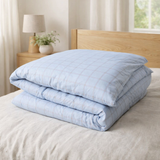 Housse de couette Chloé Ciel 200 x 140 en situation