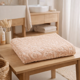 Drap de bain Gilda Aubépine 90 x 150 en situation
