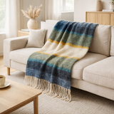 Plaid Isabel Mousse 130 x 160 en situation