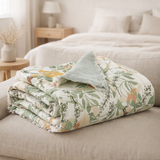 Plaid Gino Neige 135 x 200 en situation