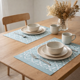 Set de table enduit Fatou recyclé Alizee 33 x 48 en situation