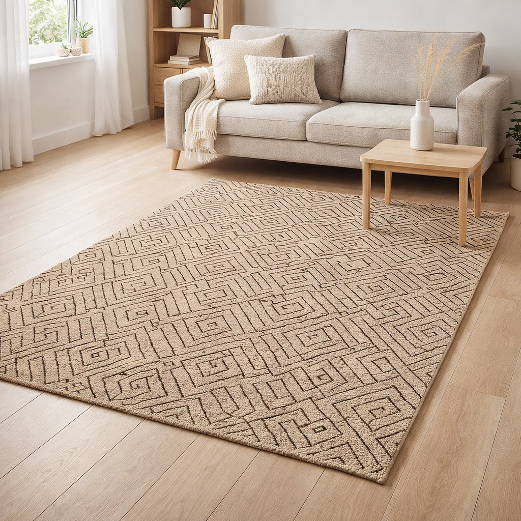 Tapis Pasko Naturel 160 x 230 x 1 en situation