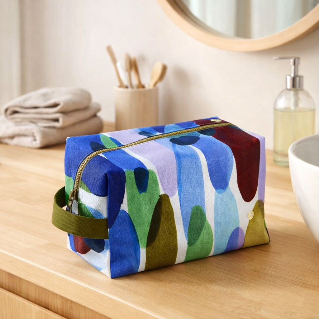 Trousse cube Joy Multicolore 14 x 22 x 11 en situation