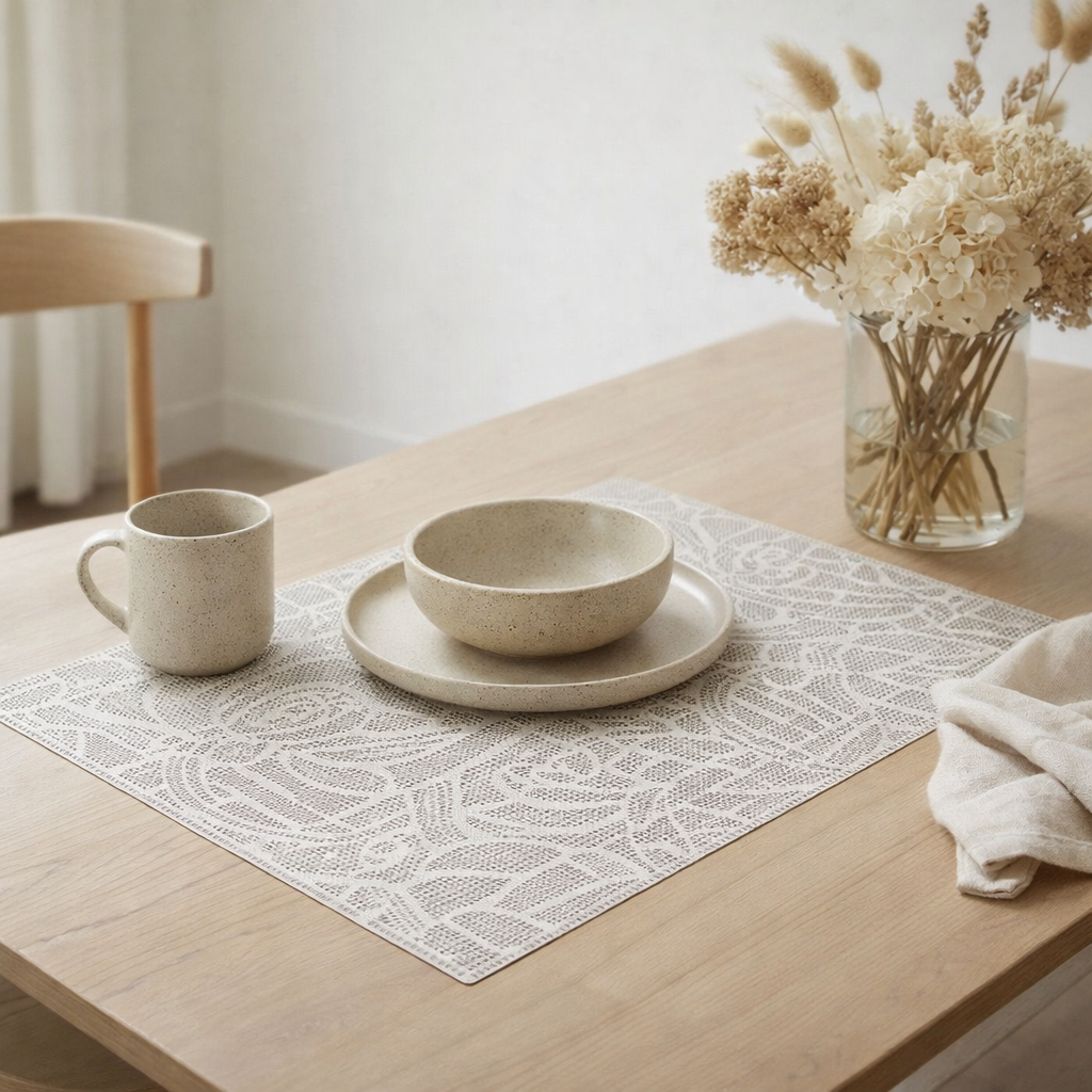 Set de table Hoja Paon 33 x 45 en situation