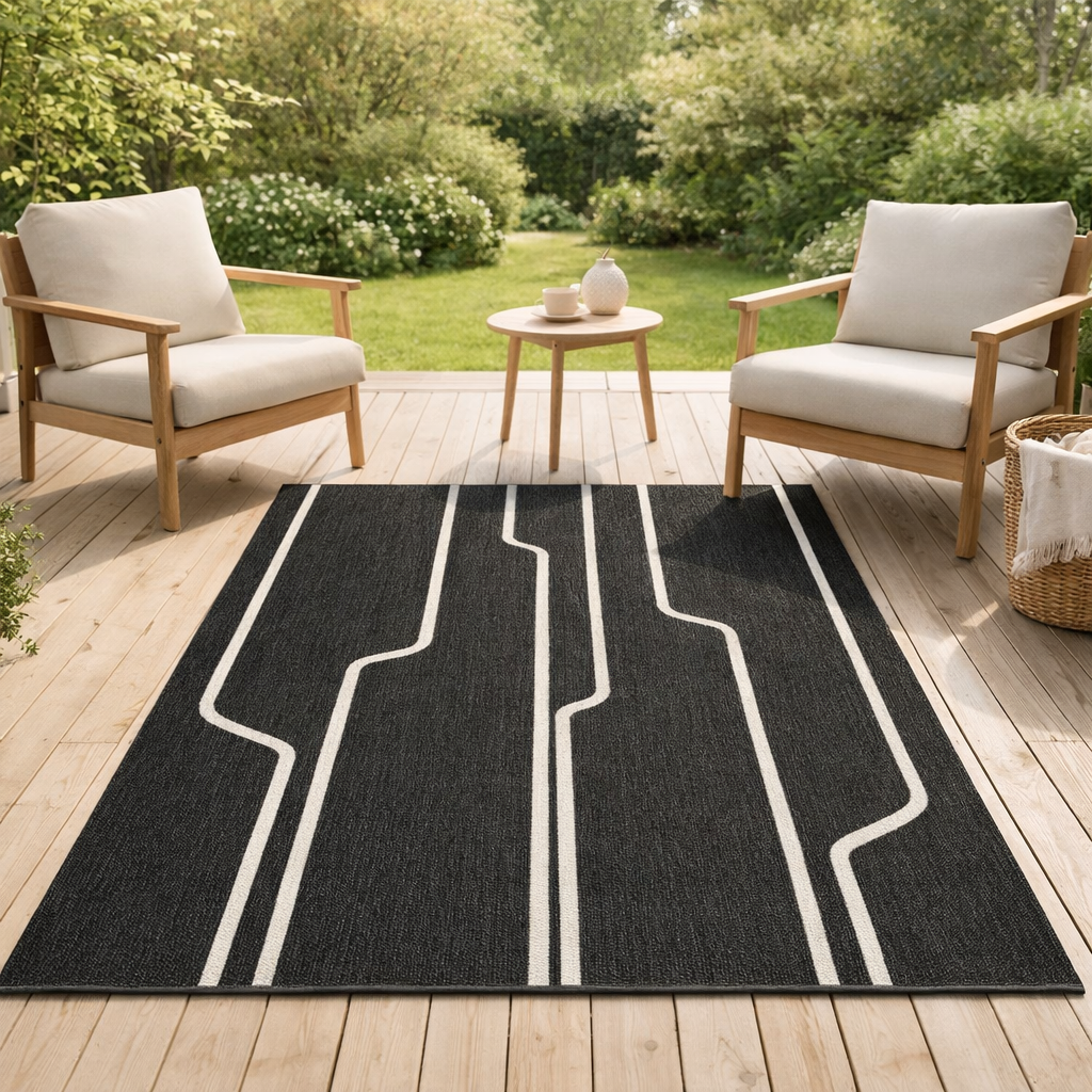 Tapis Damon outdoor Tonnerre 200 x 290 en situation