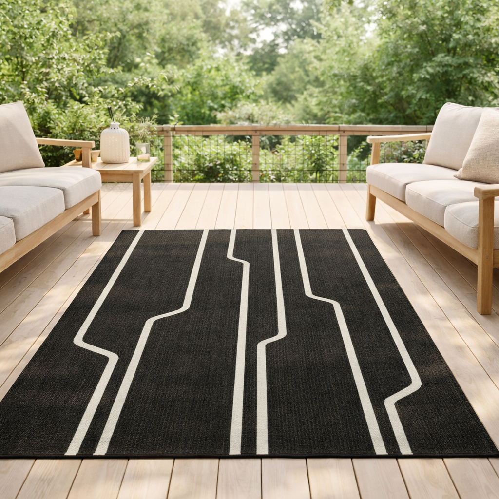 Tapis Damon outdoor Tonnerre 200 x 290 en situation